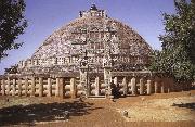 Large stupa unknow artist